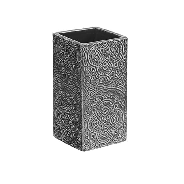 Tandborstglas Cult Design Kub Orient Asfalt 12 cm