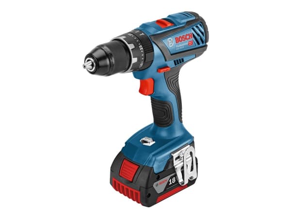 Bosch GSB 18V-28 Professional - Hammerbor/driver - trådløs - 2 hastigheter 13 mm - 63 N·m - 2 batterier - 18 V