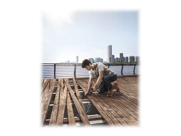 Bosch GSB 18 V-55 Professional - Hammerbor/driver - trådløs - 2 hastigheter 13 mm - 55 N·m - 2 batterier - 18 V