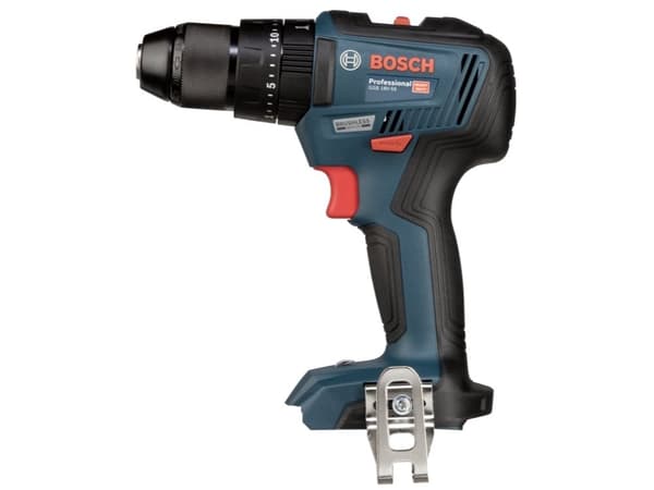 Bosch GSB 18 V-55 Professional - Støthammer-bor/driver - trådløs - 2 hastigheter - nøkkelfri borhylse 13 mm - 55 N·m - uten batteri - 18 V - SOLO