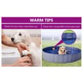 Miniatyrbild 10 av 11: vidaXL Hopfällbar hundpool blå 80x20 cm PVC