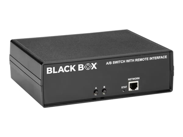Black Box Remotely Controlled Layer 1 A/B Switch CAT6, 1 x 2 - Switch - skrivbordsmodell