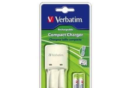 Verbatim Compact Charger - Batterilader - (for 2xAA/AAA)