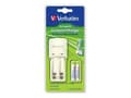 Miniatyrbilde 1 av 5: Verbatim Compact Charger - Batterilader - (for 2xAA/AAA)