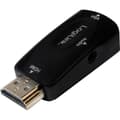 Miniatyrbild 1 av 4: LogiLink CV0107 Adapter [1x HDMI hane - 1x VGA hona] Svart
