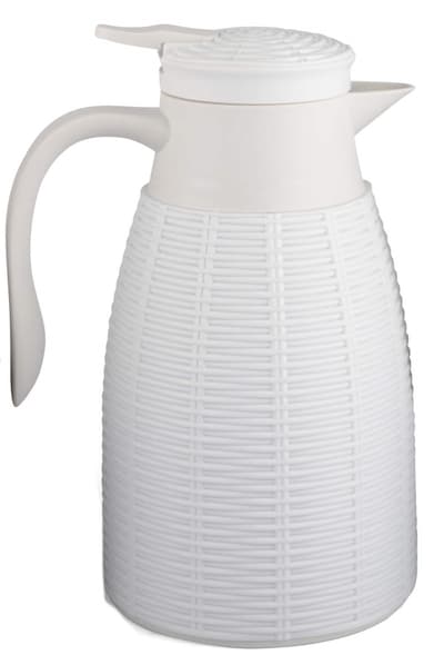 Termokande Stribe hvid kaffekande