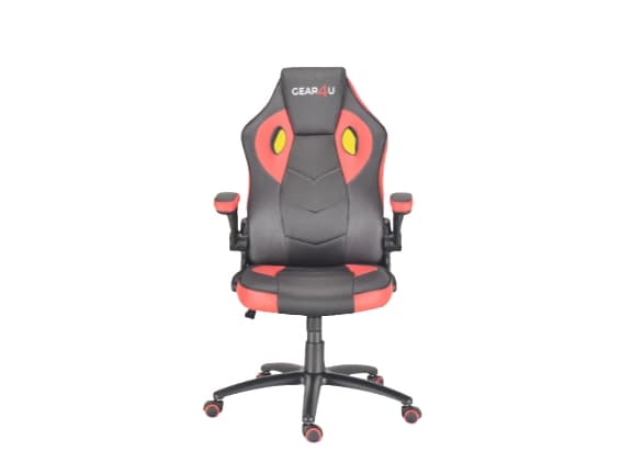 Gear4U Gambit Pro, PC-spelsstol, 150 kg, Stoppad sits, Stoppat ryggstöd, PC, Svart