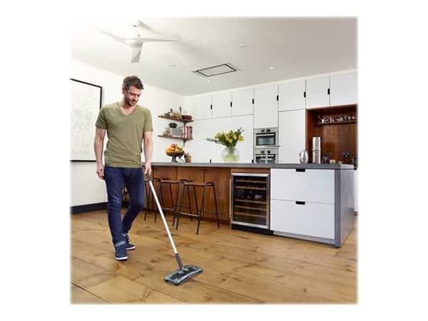 BLACK+DECKER PSA215B - Elektrisk kost - pinne - uten kabel - grå