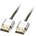 Miniatyrbild 1 av 4: LINDY HDMI Anslutningskabel HDMI-A-kontakt, HDMI-A-kontakt 0.50 m Svart 41670 4K UHD HDMI-kabel
