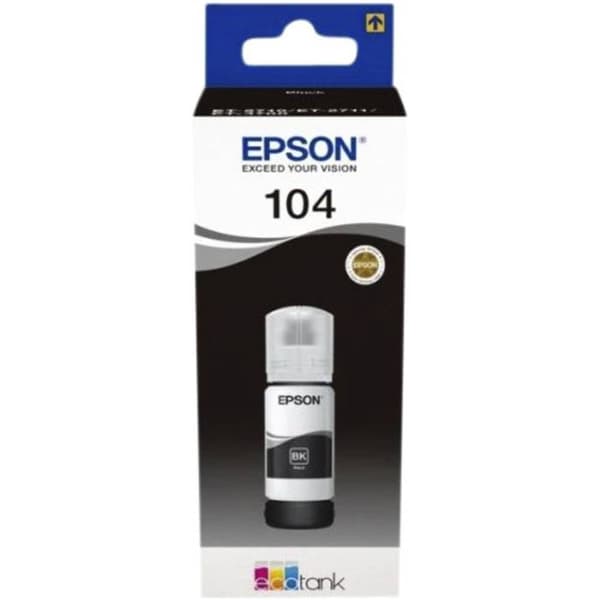 Epson C13T00P140 104 EcoTank Påfyllning Original Epson Svart 65 ml