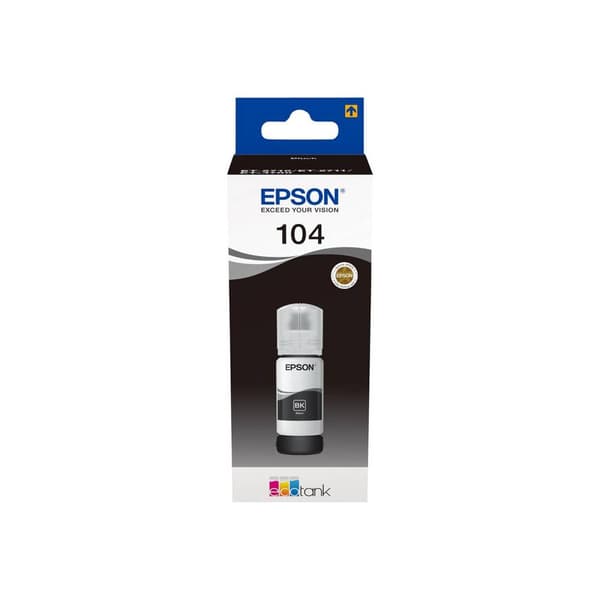 Epson C13T00P140 104 EcoTank Påfyllning Original Epson Svart 65 ml