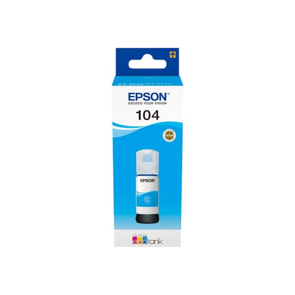 Epson C13T00P240 104 EcoTank Påfyllning Original Epson Cyan 65 ml