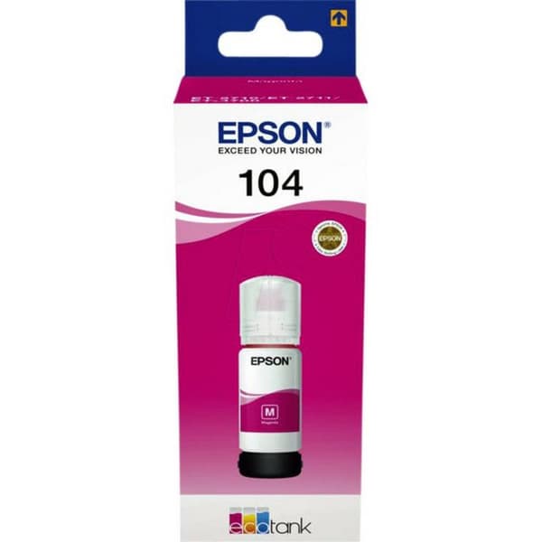 Epson C13T00P340 104 EcoTank Påfyllning Original Epson Magenta 65 ml