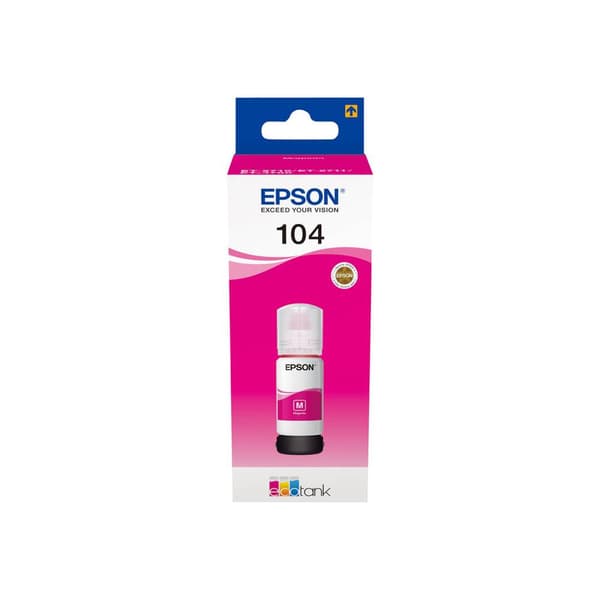 Epson C13T00P340 104 EcoTank Påfyllning Original Epson Magenta 65 ml