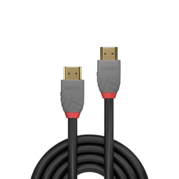 LINDY HDMI Anslutningskabel HDMI-A-kontakt, HDMI-A-kontakt 5.00 m Svart 36965 4K UHD HDMI-kabel