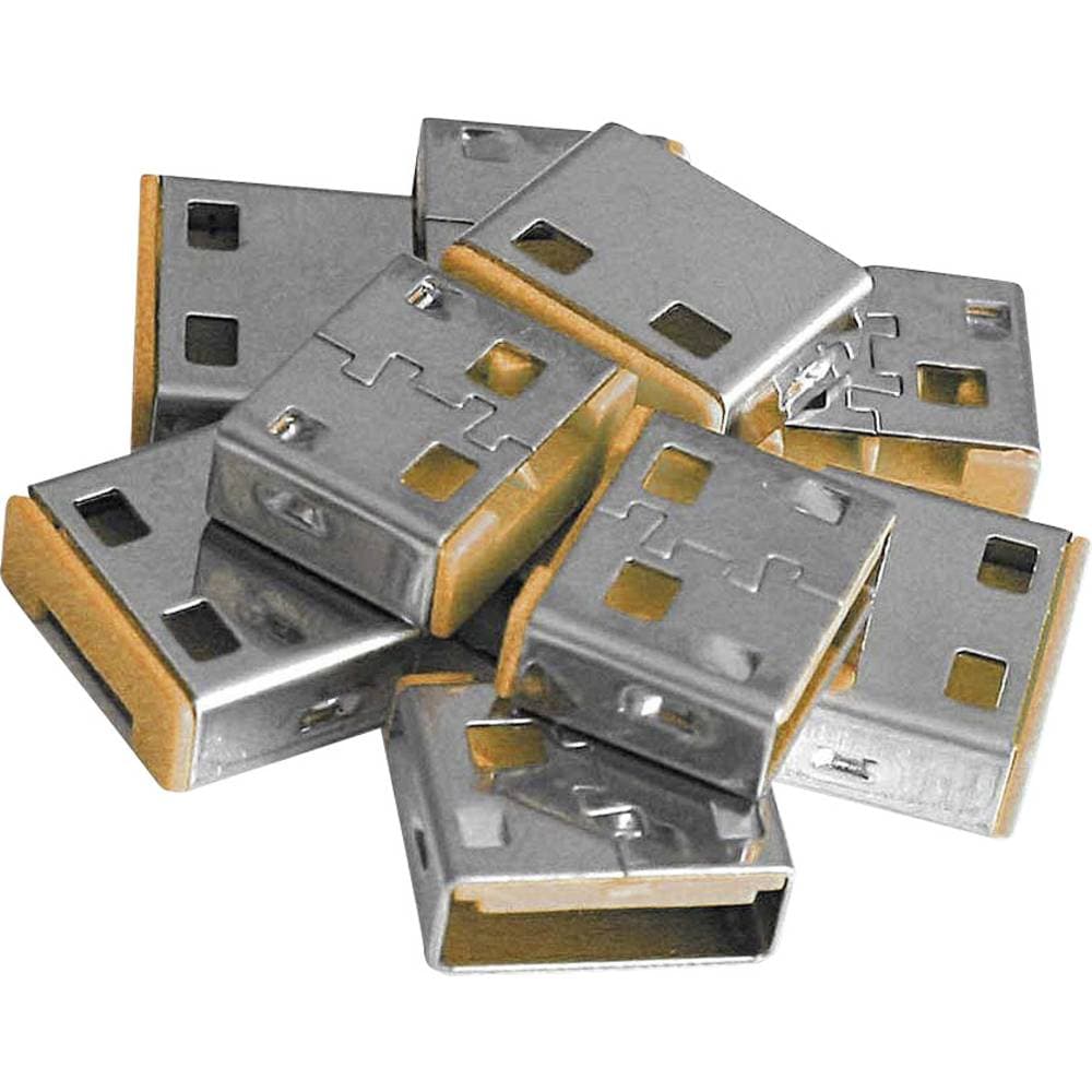 LINDY USB-Lock USB-portlås Set 10 st Orange utan nyckel