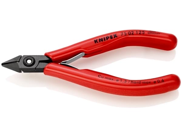 Knipex KP-7502125, Hånd kabelkutter, Rød, Plast, Stål, Rød, 62 HRC, 1,4 cm