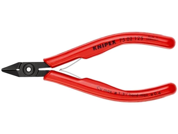 Knipex KP-7502125, Hånd kabelkutter, Rød, Plast, Stål, Rød, 62 HRC, 1,4 cm