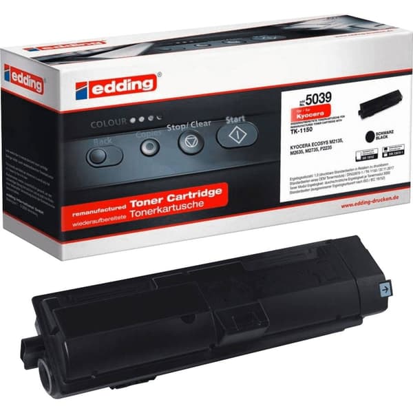 Edding Toner Ersätter Kyocera TK-1150 Kompatibel Svart 3000 sidor EDD-5039 18-5039