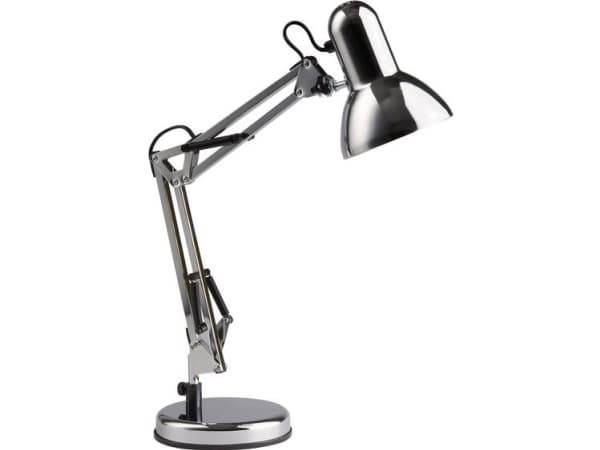 Brilliant Henry - Skrivebordslampe - 1 sokkel - E27 - krom
