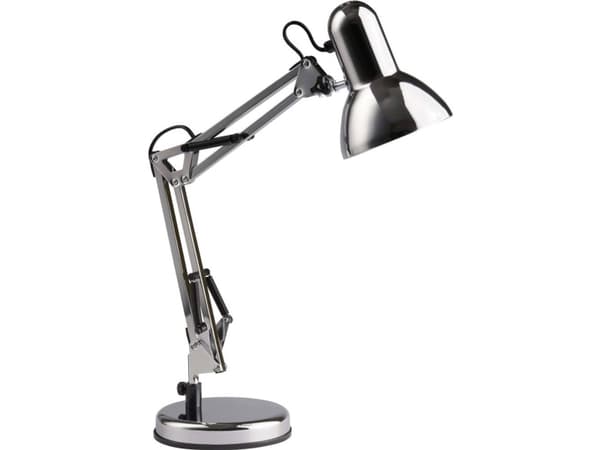 Brilliant Henry - Skrivebordslampe - 1 sokkel - E27 - krom