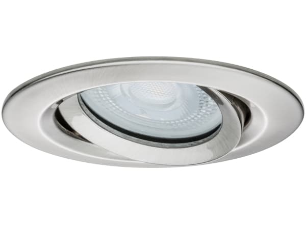 Paulmann 928.99, Nedtryckbar spotlight, GU10, 1 lampor, 2700 K, 460 LM, Metallisk
