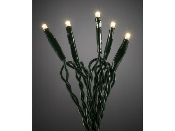 Konstsmide 6351-120, Garland, Plast, Grønn, Hvit, Julaften, 4,33 m, Gutt/Jente