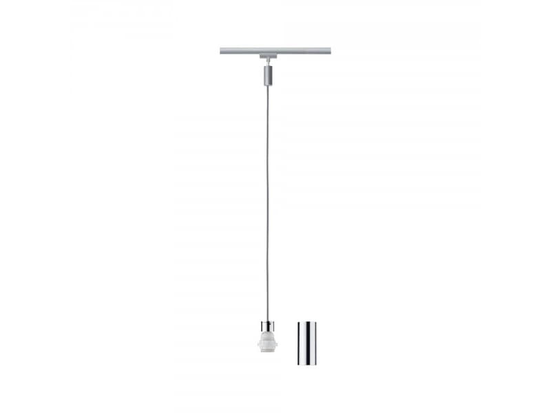 Paulmann 954.36, Krom, Krom, Chrome matt, Metall, Plast, II, 1 lampor