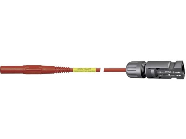 MC PV-AMLS4/150, Testausjohdin, Musta, MC, 1 mm², CAT III, PVC-muovi