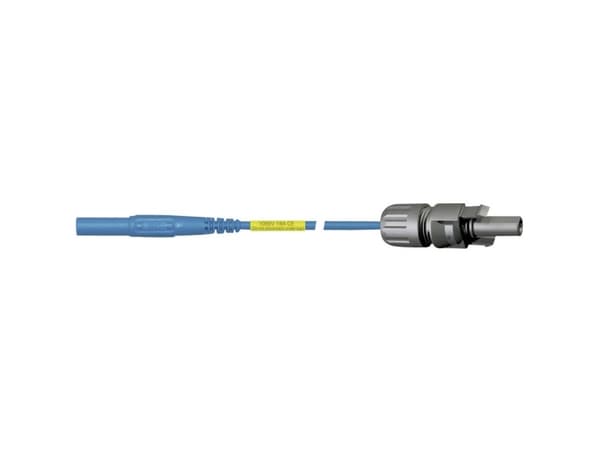 MC PV-AMLB4/150, Testausjohdin, Musta, MC, 1 mm², CAT III, PVC-muovi
