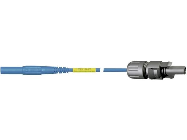 MC PV-AMLB4/150, Testausjohdin, Musta, MC, 1 mm², CAT III, PVC-muovi