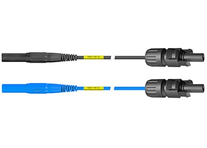 MC PV-AMLB4/150, Testausjohdin, Musta, MC, 1 mm², CAT III, PVC-muovi