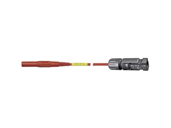 MC PV-AMLS4/150, Testausjohdin, Punainen, MC, 1 mm², CAT III, PVC-muovi