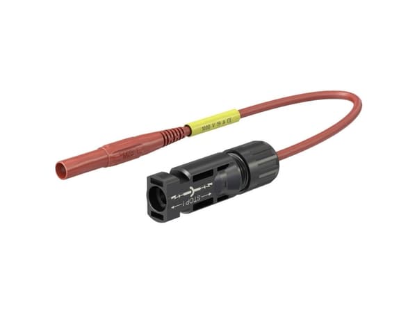 MC PV-AMLS4/150, Testausjohdin, Punainen, MC, 1 mm², CAT III, PVC-muovi