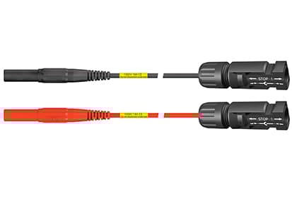 MC PV-AMLS4/150, Testausjohdin, Punainen, MC, 1 mm², CAT III, PVC-muovi