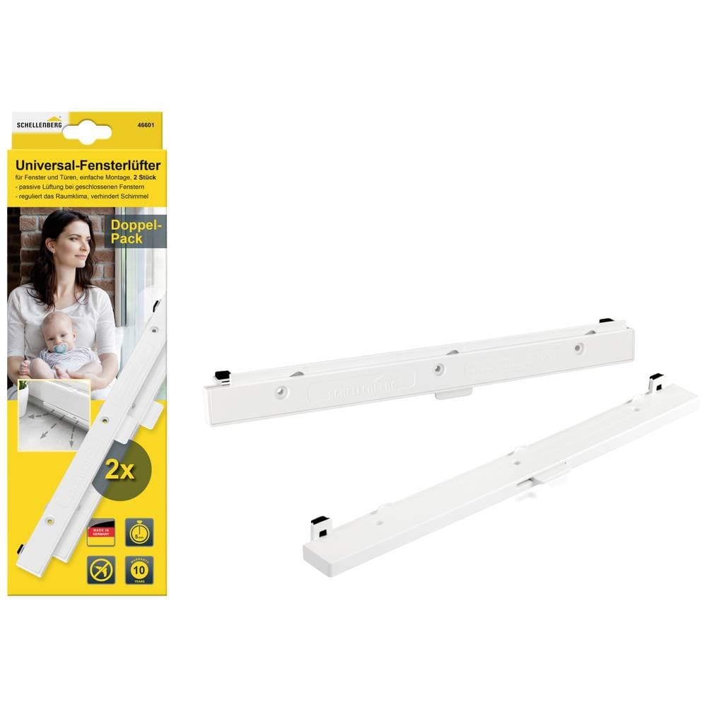 Schellenberg 46601 Universal fönsterventil-set Vit