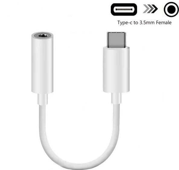 USB C till 3.5 Audio Adapter