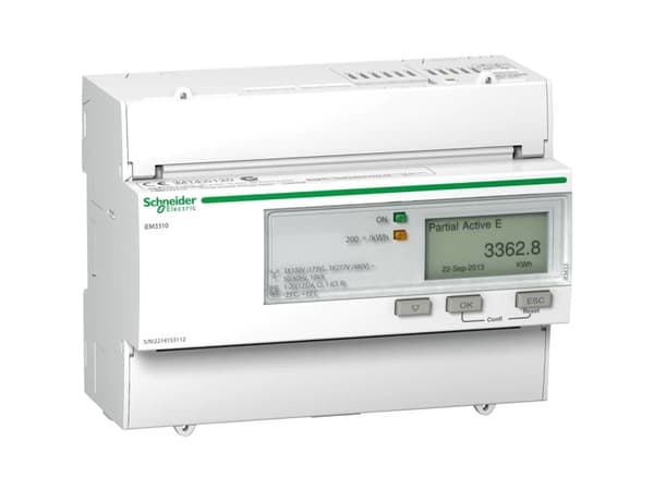 Schneider Electric iEM3310, IP20, 50/60 Hz, 126 mm, 69,3 mm, 103,2 mm, 130 mm