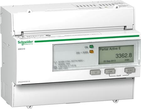 Schneider Electric iEM3310, IP20, 50/60 Hz, 126 mm, 69,3 mm, 103,2 mm, 130 mm