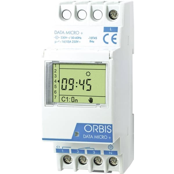 ORBIS Zeitschalttechnik DATA MICRO + 230V Digitalt kopplingsur digital 250 V/AC