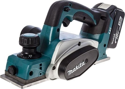 Makita LXT DKP180RTJ - Høvelmaskin - trådløs - 82 mm - 2 batterier, inkludert lader - 18 / 36 V