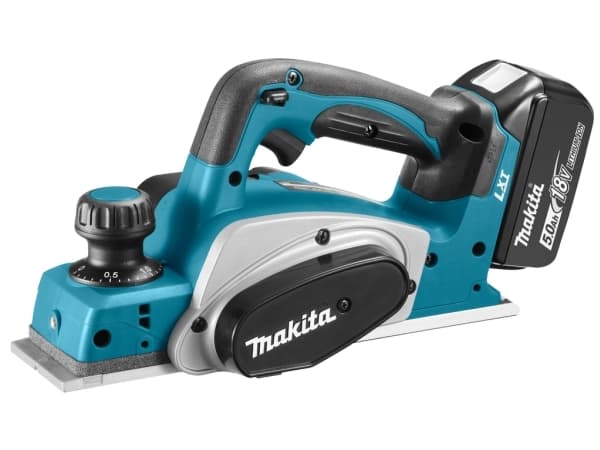 Makita LXT DKP180RTJ - Høvelmaskin - trådløs - 82 mm - 2 batterier, inkludert lader - 18 / 36 V