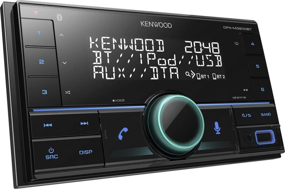 Kenwood DPX-M3200BT Dobbelt-DIN-bilradio