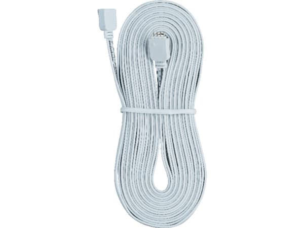 Paulmann 702.51, Belysning, anslutningsdon, Vit, Plast, III, 5000 mm, 13 mm
