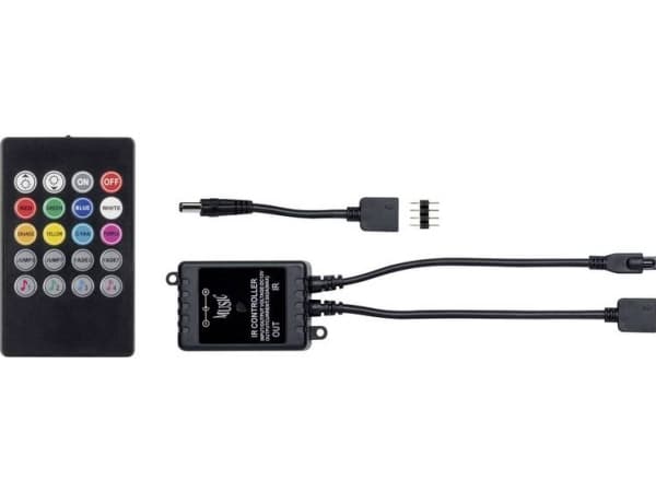 Paulmann 709.17, Sort, Plast, Paulmann, for belagt og ubestrøket YourLED RGB Strips, Universel, III