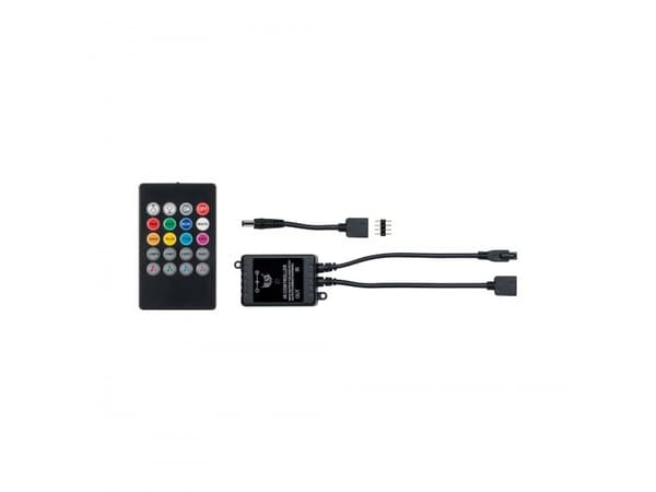 Paulmann 709.17, Sort, Plast, Paulmann, for belagt og ubestrøket YourLED RGB Strips, Universel, III