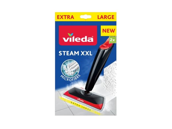 Vileda Steam XXL, Stoffputer, Hvit, Mikrofiber, 400 mm, 2 stykker