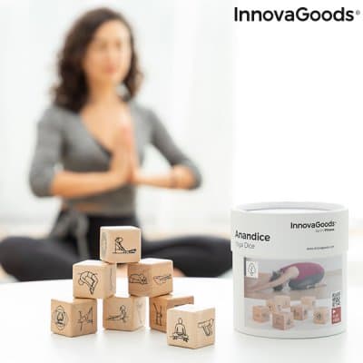 Yoga tärningsspel Anandice InnovaGoods 7 Delar