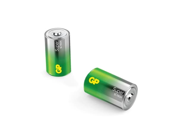 GP Paristot Batterie GP Alkaline D (Mono) / 02er Blister (03013AC2)