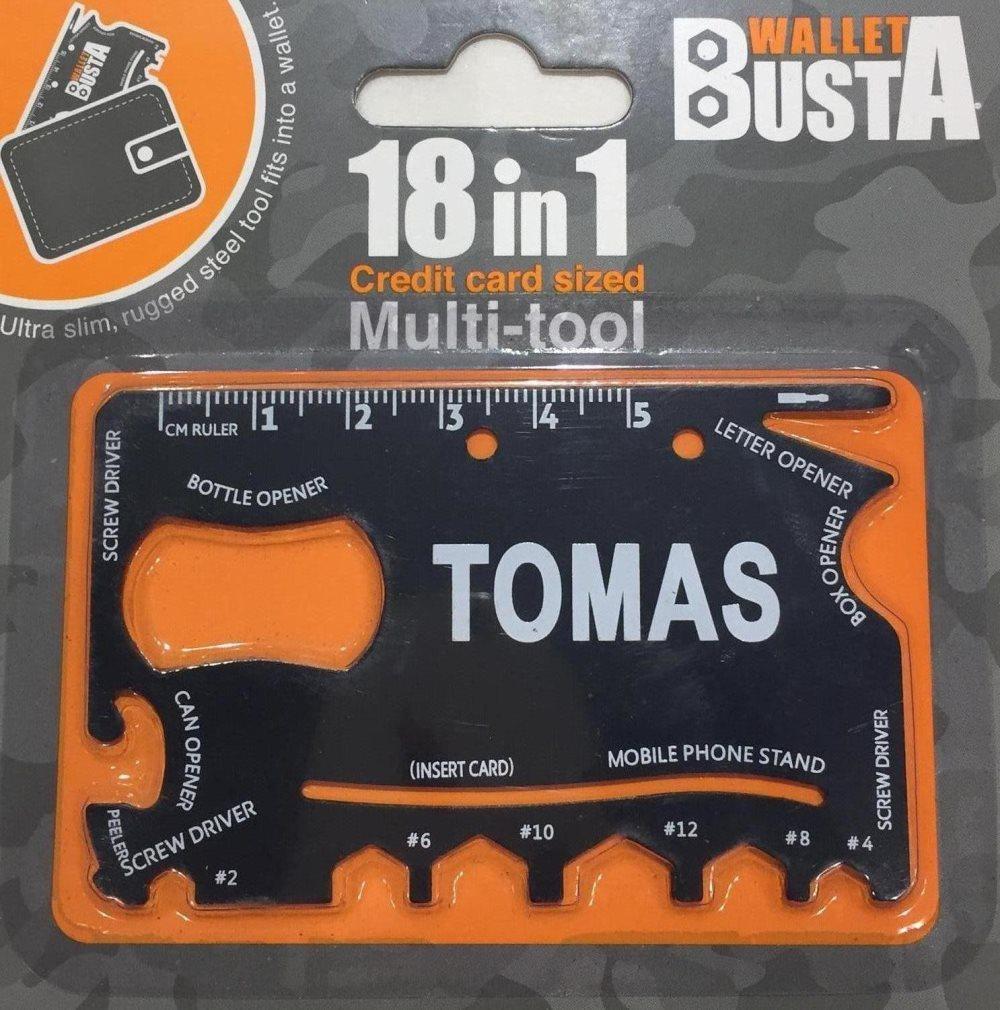 Multitool Multiverktyg TOMAS kreditkort betalkort